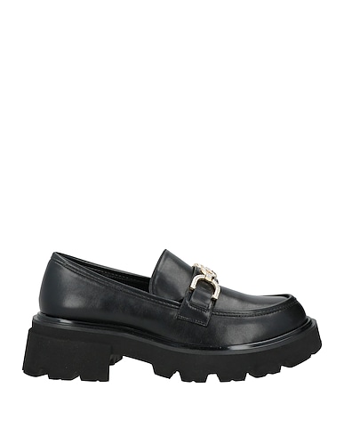 TOSCA BLU Loafers Black Synthetisches Material