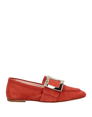 ROGER VIVIER Mocassino Mattone Pelle