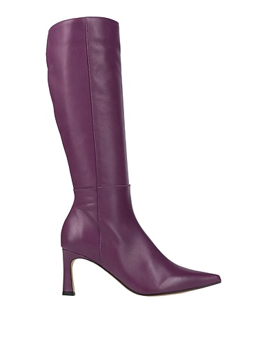 ÁNGEL ALARCÓN Boots Purple Leather