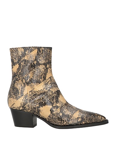 MALÌPARMI Ankle boot Beige Leather