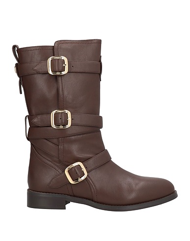 TWINSET Ankle boot Chocolate brown Synthetisches Material