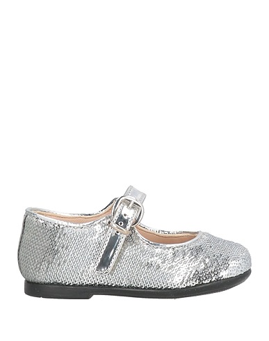 FLORENS LE PICCOLE Scarpe  eleganti Argento Fibre tessili