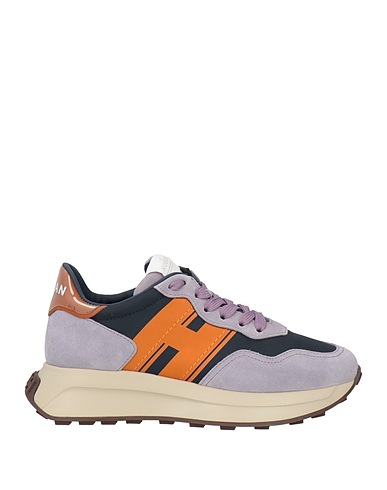 HOGAN Sneakers Lilac Leather, Textile fibres