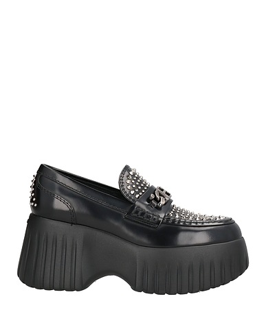 HOGAN Loafers Black Leather
