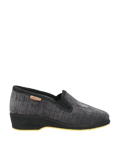 GRÜNLAND Loafers Grey Textile fibres