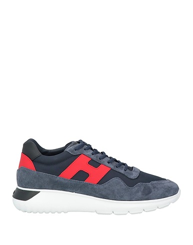 HOGAN Sneakers Midnight blue Textile fibres, Leather