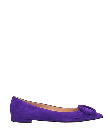 GIANVITO ROSSI Ballet flats Purple Leather