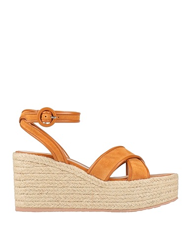 GIANVITO ROSSI Espadrilles Tan Leather