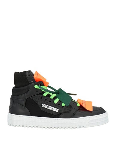 OFF-WHITE™ Sneakers Black Leather, Textile fibres