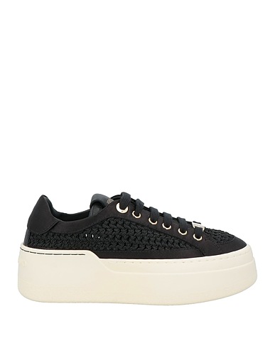 FERRAGAMO Sneakers Black Textile fibres