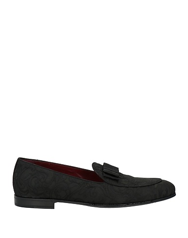 DOLCE&GABBANA 모카신 블랙 방직 섬유