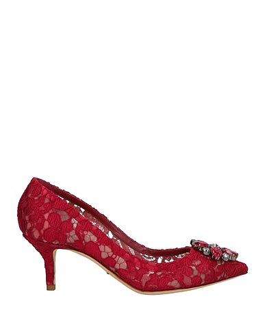 DOLCE&GABBANA Pumps Purpur Gewebefasern