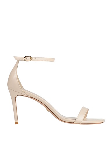 STUART WEITZMAN Sandals Ivory Leather