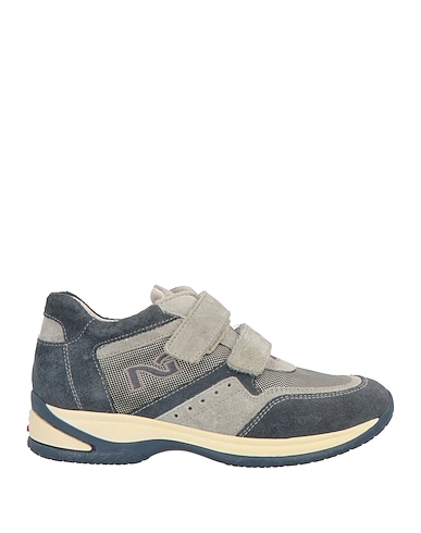 NERO GIARDINI JUNIOR Sneakers Slate blue Leather, Textile fibres