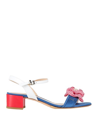 NORMA J.BAKER Sandals Textile fibres, Leather