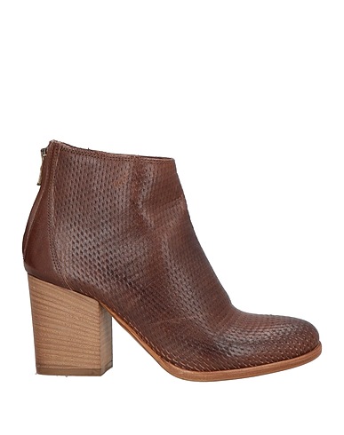 KEB 미들 부츠 브라운 가죽