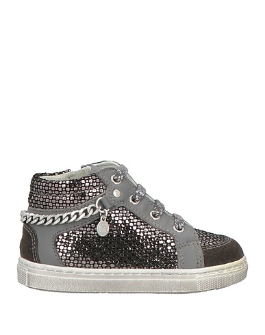 NERO GIARDINI JUNIOR Sneakers Stahlgrau Leder