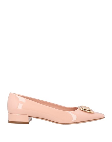 FERRAGAMO Ballet flats Blush Calfskin
