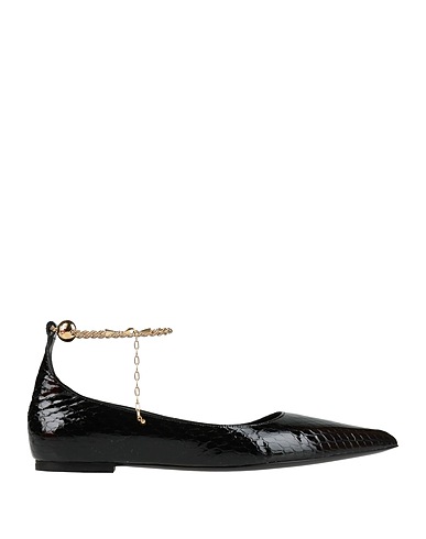FERRAGAMO Ballet flats Black Lambskin