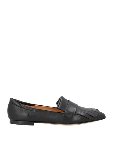 POMME D'OR Loafers Black Leather