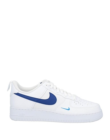 NIKE Sneakers Weiß Leder, Gewebefasern