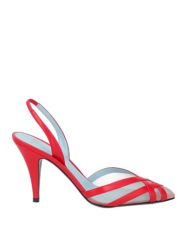 VALENTINO GARAVANI Pump Red Leather, Synthetisches Material