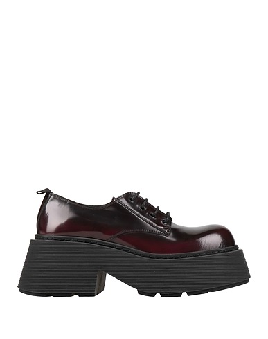 VIC MATIĒ Laced shoes Burgundy Leather