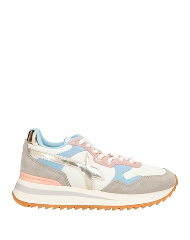 W6YZ Sneakers JUST SAY WIZZ Weiß Leder, Gewebefasern