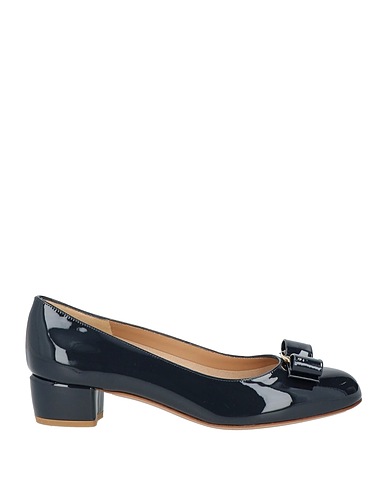 FERRAGAMO Court Midnight blue Calfskin