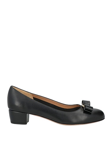 FERRAGAMO Zapato de salón Negro Piel de ternera