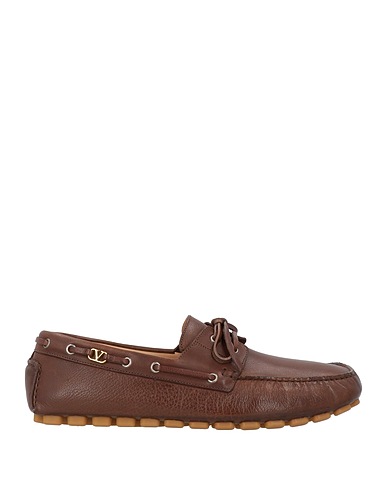 VALENTINO GARAVANI Loafers Chocolate brown Leather