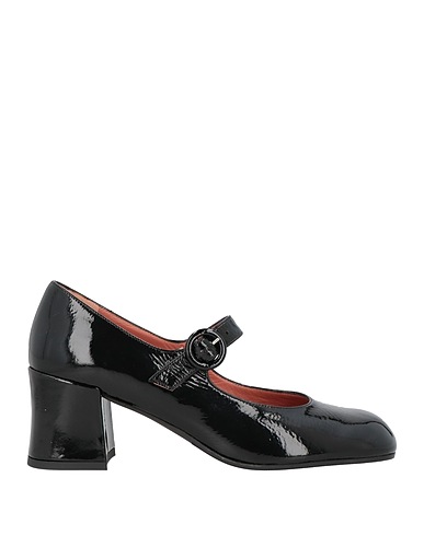 LES:VENUES Pump Black Leather