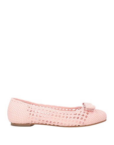 FERRAGAMO Ballet flats Light pink Leather