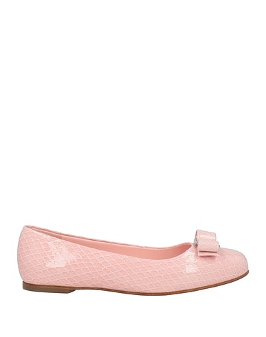 FERRAGAMO Ballet flats Light pink Lambskin