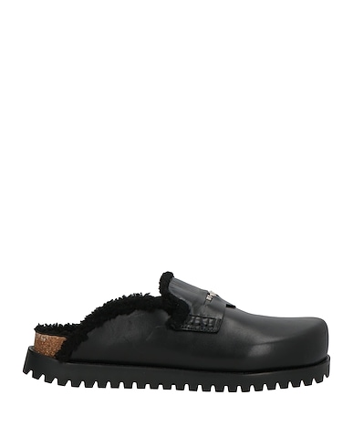 VERSACE Mule e zoccoli Nero Pelle di vitello
