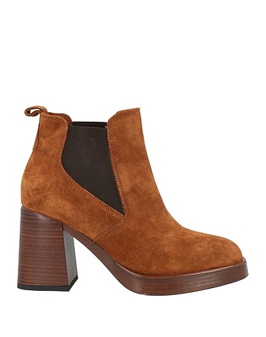 FABBRICA DEI COLLI Bottine Camel Cuir