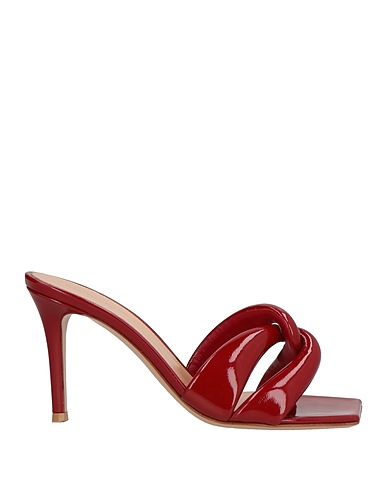 GIANVITO ROSSI Sandals Burgundy Leather