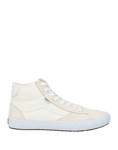 VANS Sneakers Cream Textile fibres, Leather