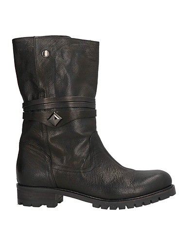 ANGELO BERVICATO® Ankle boot Black Leather