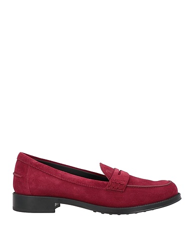 TOD'S Loafers Plum Leather