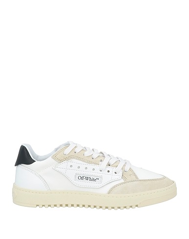 OFF-WHITE™ Кеды и кроссовки Светло-серый Кожа, Текстильное волокно