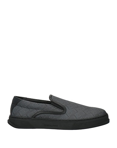 FERRAGAMO Sneakers Braungrau Kalbsleder