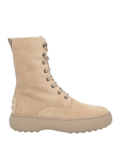TOD'S Stiefelette Maulwurfsgrau Leder