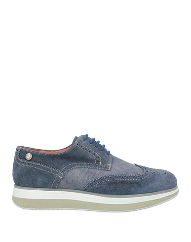 JACKAL Milano Laced shoes Leather, Textile fibres