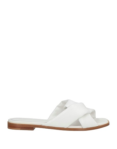 FERRAGAMO Sandals White Leather