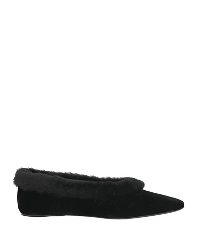 TOTEME Ballet flats Black 54% Cotton, 42% Polyester, 4% Elastane