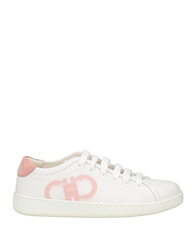 FERRAGAMO Sneakers White Calfskin