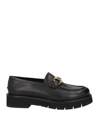 FERRAGAMO Loafers Black Calfskin