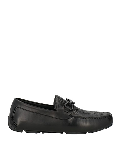 FERRAGAMO Мокасины Чёрный Телячья кожа
