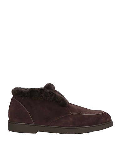 DOUCAL'S Ankle boot Dark brown Leather